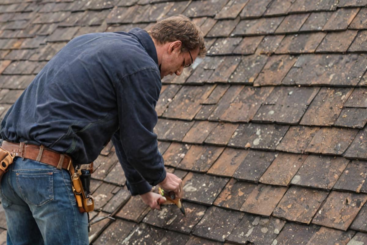 Professional roof inspection