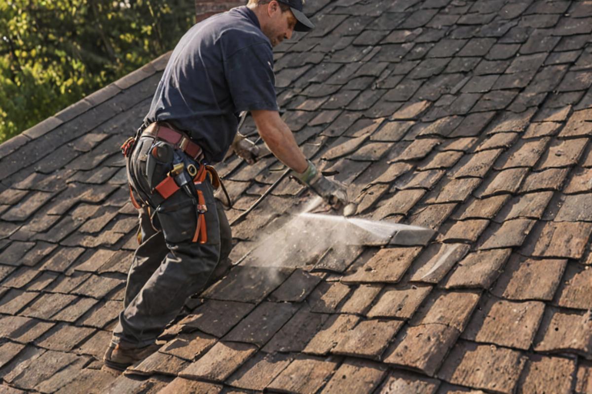Roof maintenance service